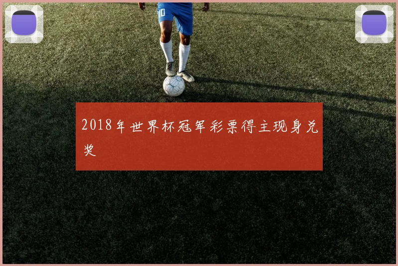 2018年世界杯冠军彩票得主现身兑奖